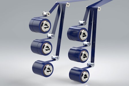 Self adhesive spools and bobbins